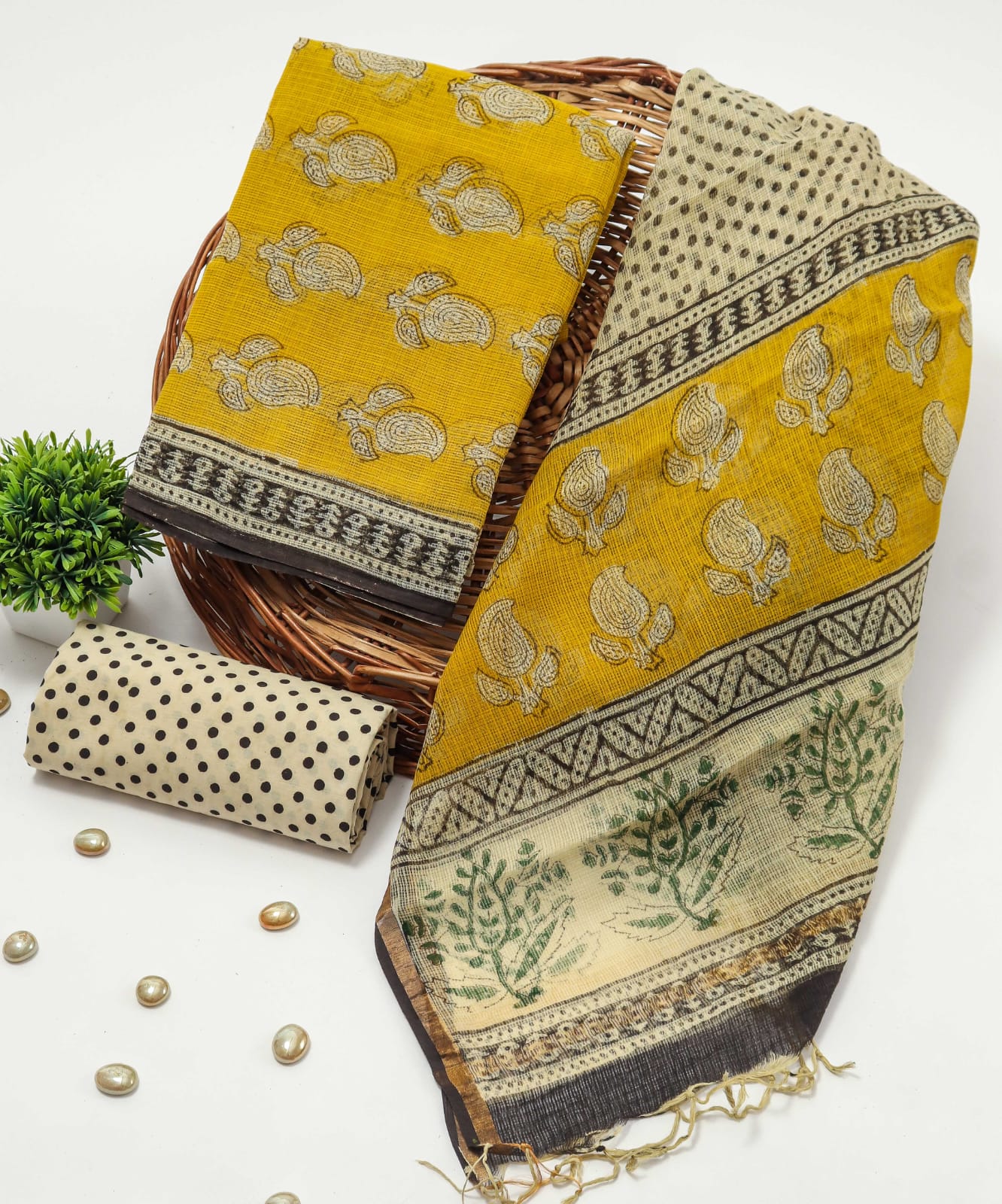 KOTA SUIT WITH KOTA  DORIYA DUPATTA  SUITS